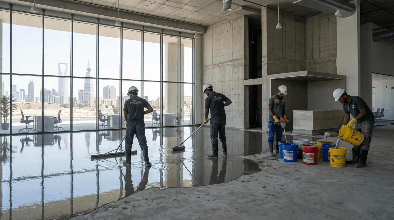 Commercial Floor Leveling 2