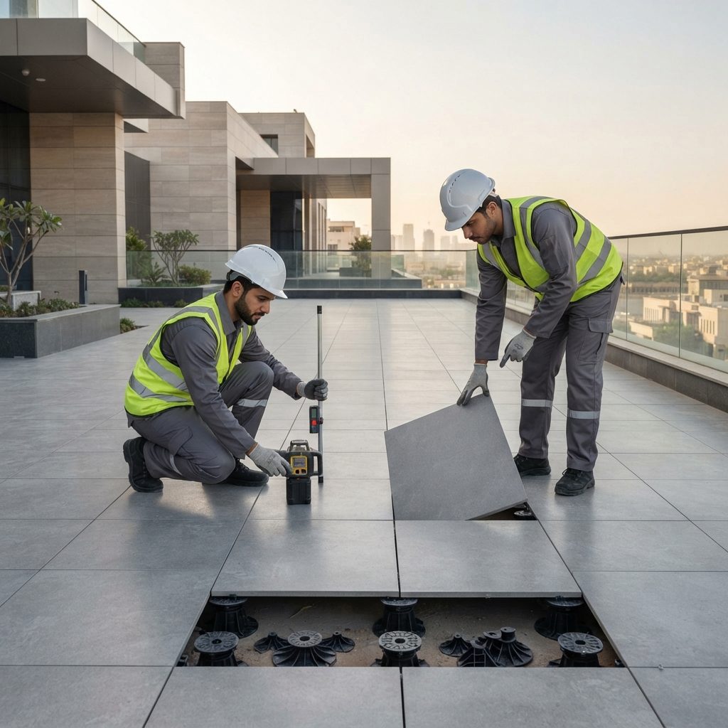 Raised Pedestal quality inspect