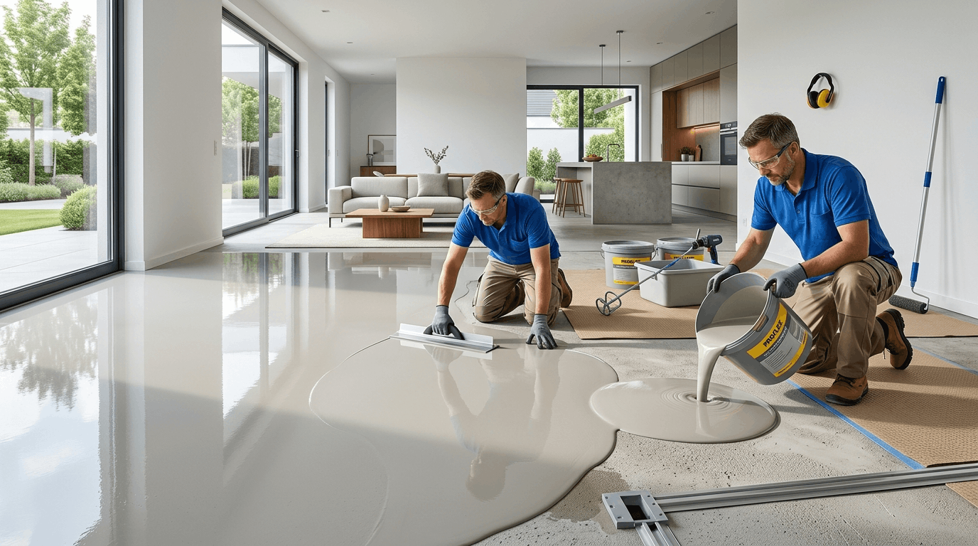 Residential Self-Leveling Flooring 2
