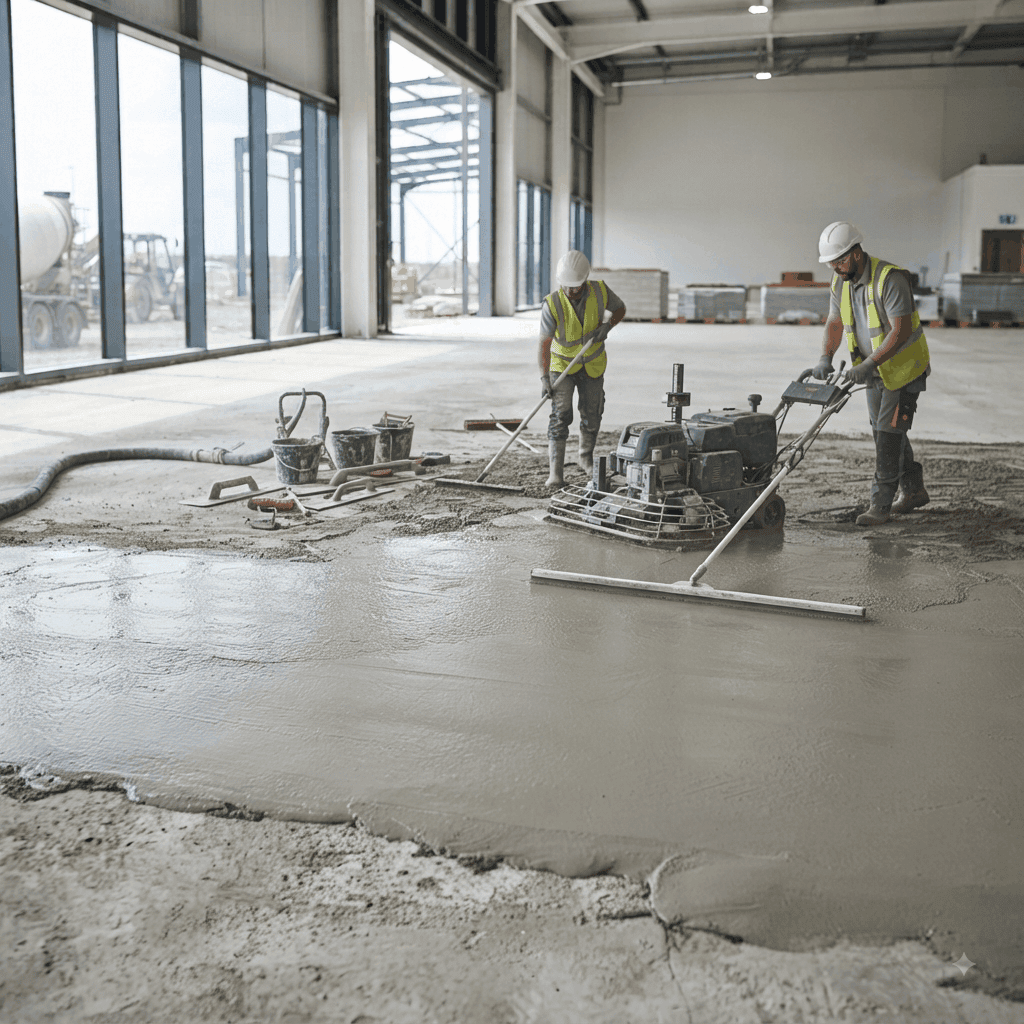 Screed & Cocrete Install
